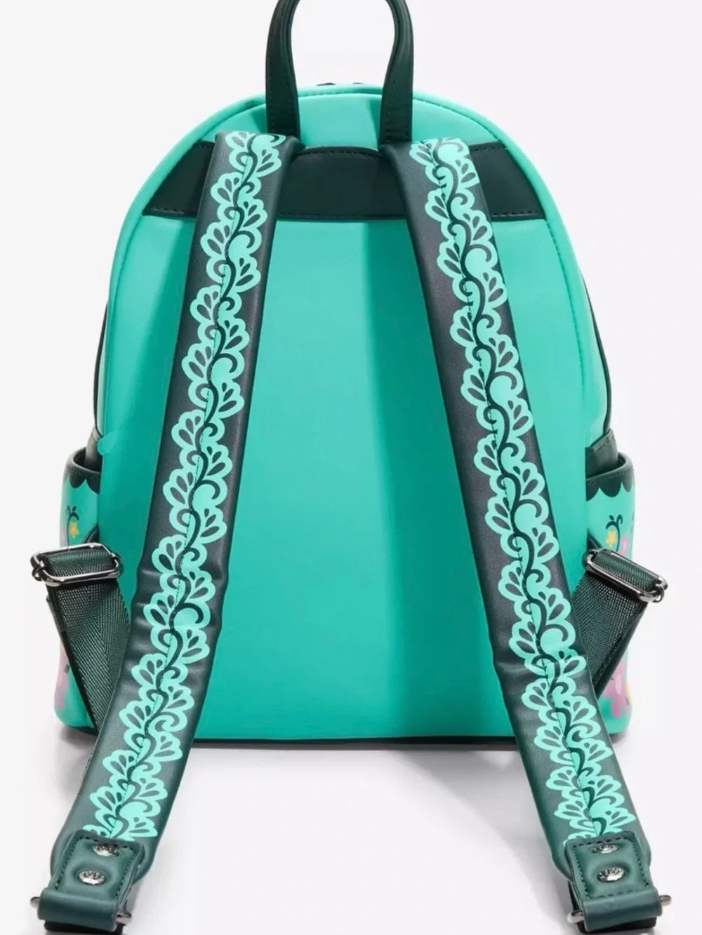 Loungefly Teal & Green Pascal Floral Mini Backpack